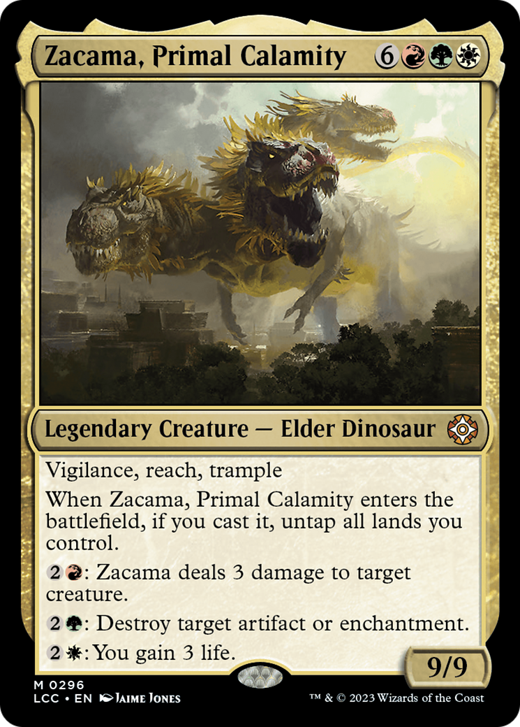 Zacama, Primal Calamity [The Lost Caverns of Ixalan Commander] | Exor Games Bridgewater
