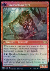 Ill-Tempered Loner // Howlpack Avenger [Innistrad: Crimson Vow Prerelease Promos] | Exor Games Bridgewater