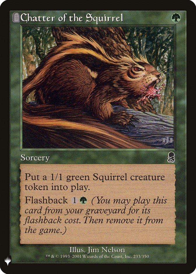 Chatter of the Squirrel [Mystery Booster] | Exor Games Bridgewater