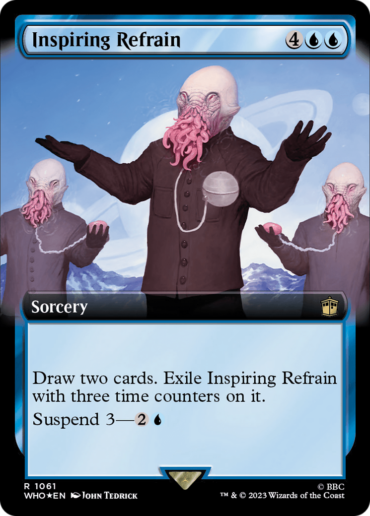 Inspiring Refrain (Extended Art) (Surge Foil) [Doctor Who] | Exor Games Bridgewater