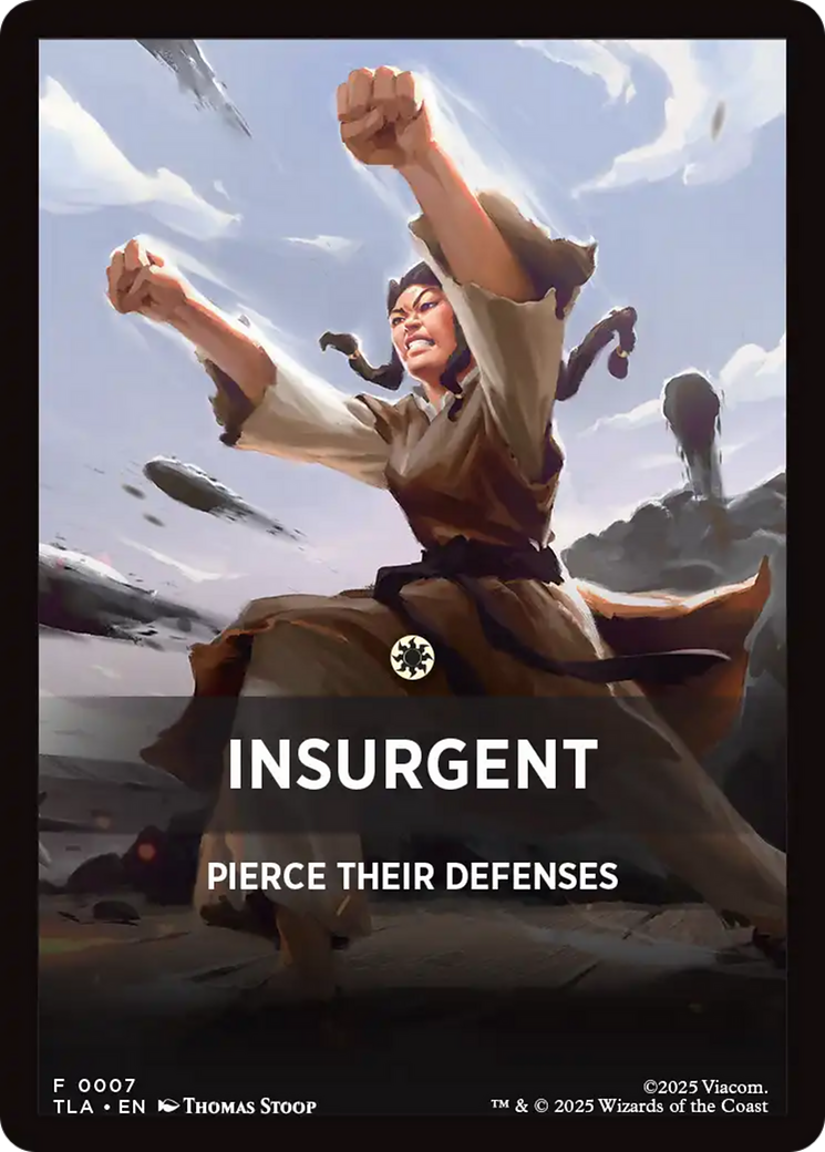 Insurgent Theme Card [Avatar: The Last Airbender Tokens] | Exor Games Bridgewater