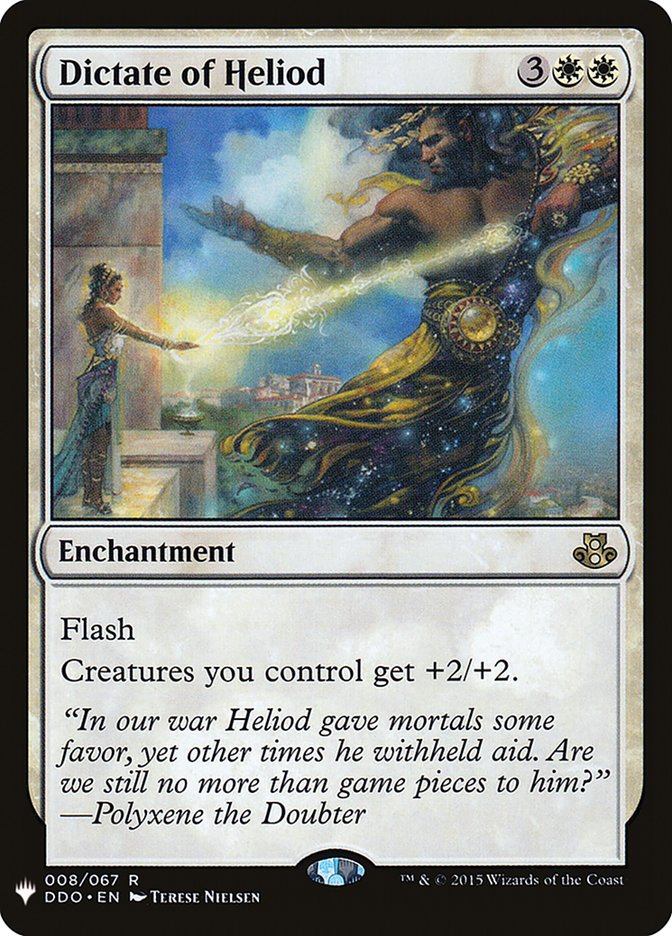 Dictate of Heliod [Mystery Booster] | Exor Games Bridgewater