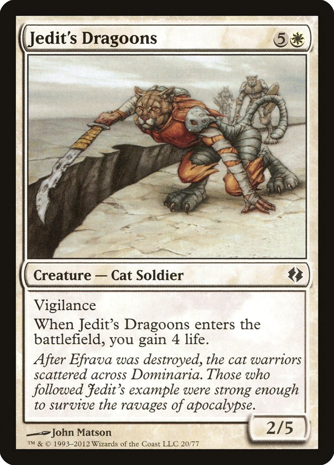 Jedit's Dragoons [Duel Decks: Venser vs. Koth] | Exor Games Bridgewater