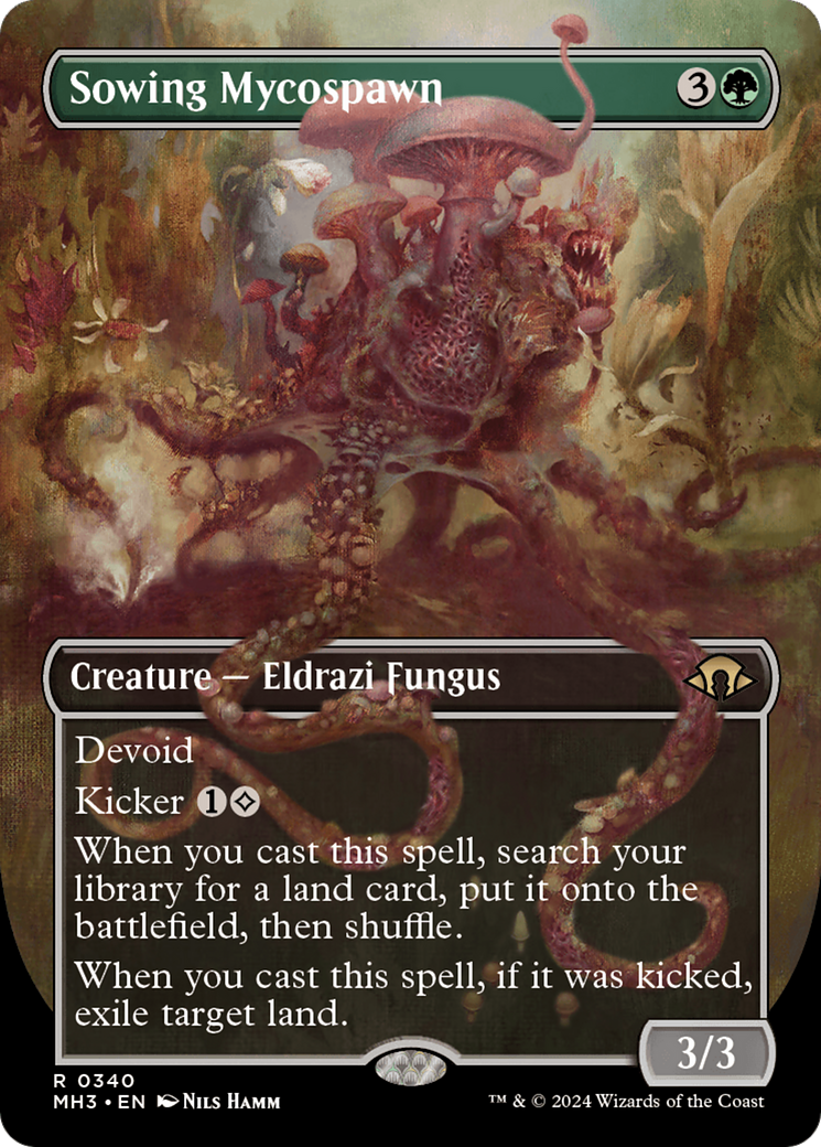 Sowing Mycospawn (Borderless) [Modern Horizons 3] | Exor Games Bridgewater