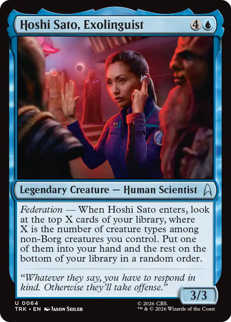 Hoshi Sato, Exolinguist [Star Trek] | Exor Games Bridgewater