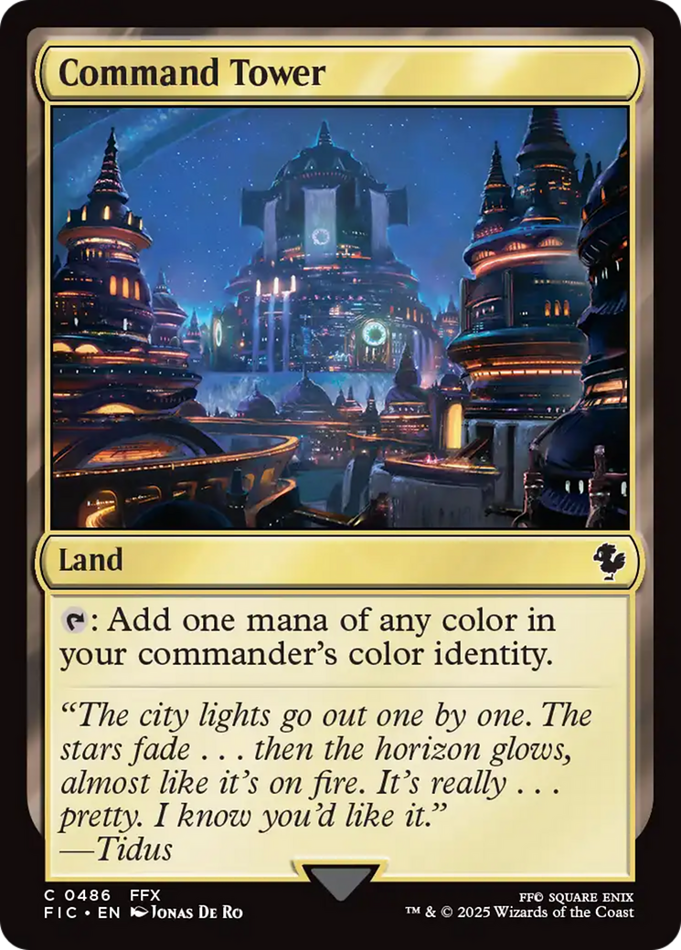 Command Tower (0486) [FINAL FANTASY Commander] | Exor Games Bridgewater