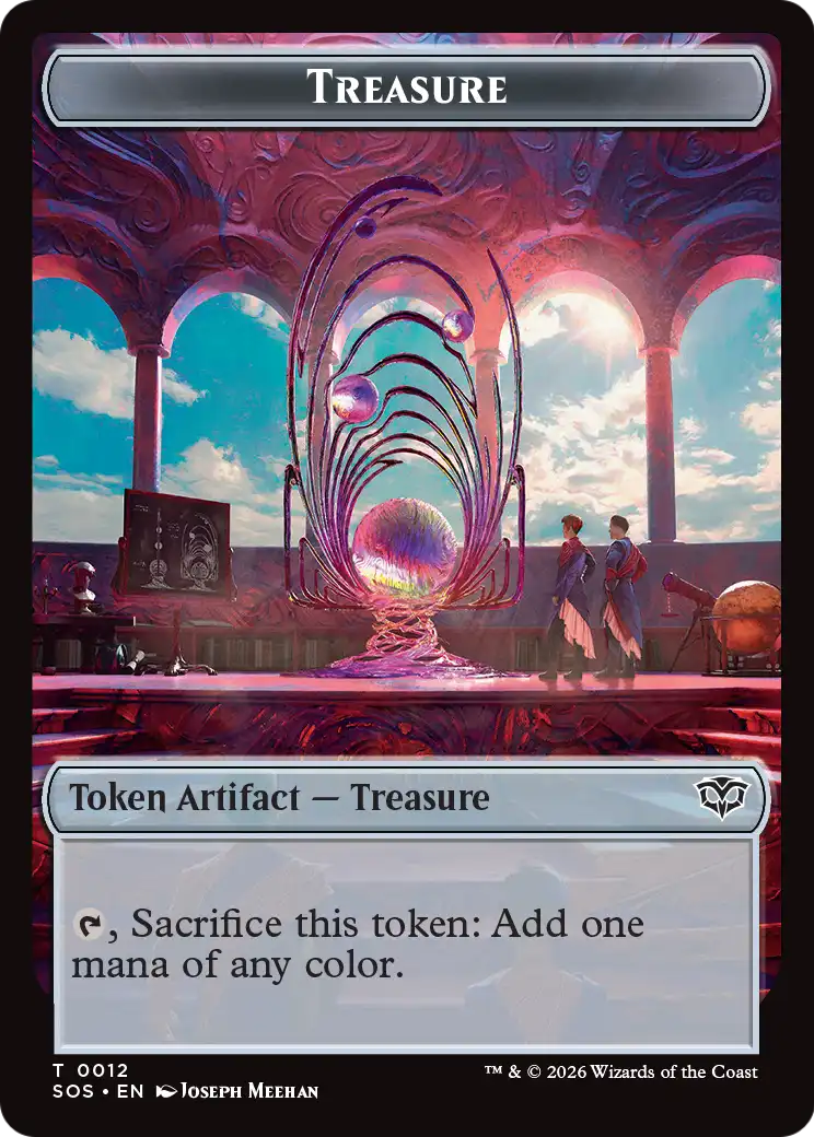 Treasure // Food Double-Sided Token [Secrets of Strixhaven Tokens] | Exor Games Bridgewater