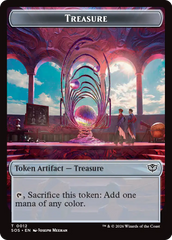 Treasure // Food Double-Sided Token [Secrets of Strixhaven Tokens] | Exor Games Bridgewater