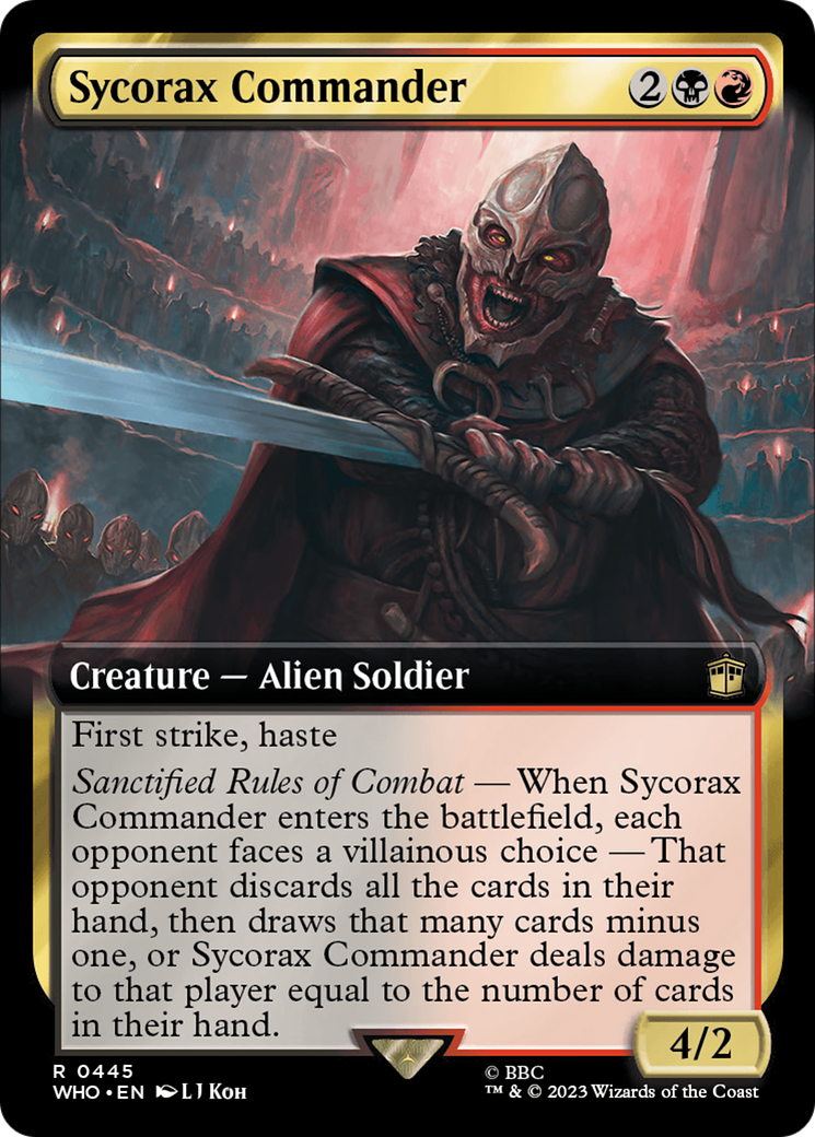 Sycorax Commander (Extended Art) [Doctor Who] | Exor Games Bridgewater