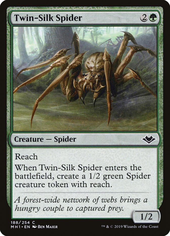 Twin-Silk Spider [Modern Horizons] | Exor Games Bridgewater