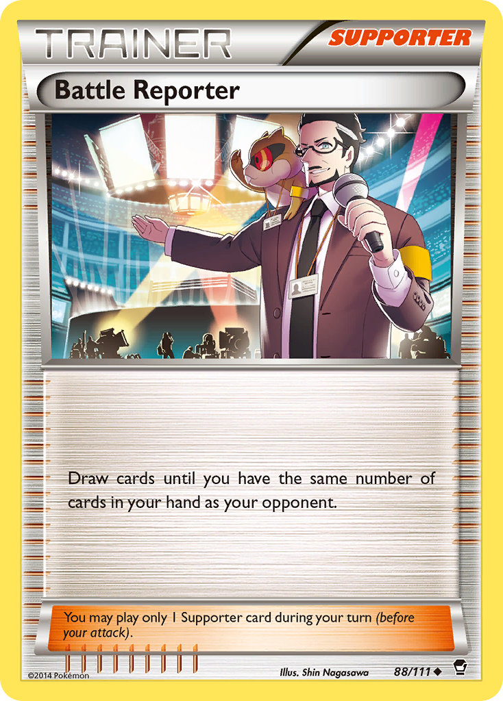 Battle Reporter (88/111) [XY: Furious Fists] | Exor Games Bridgewater