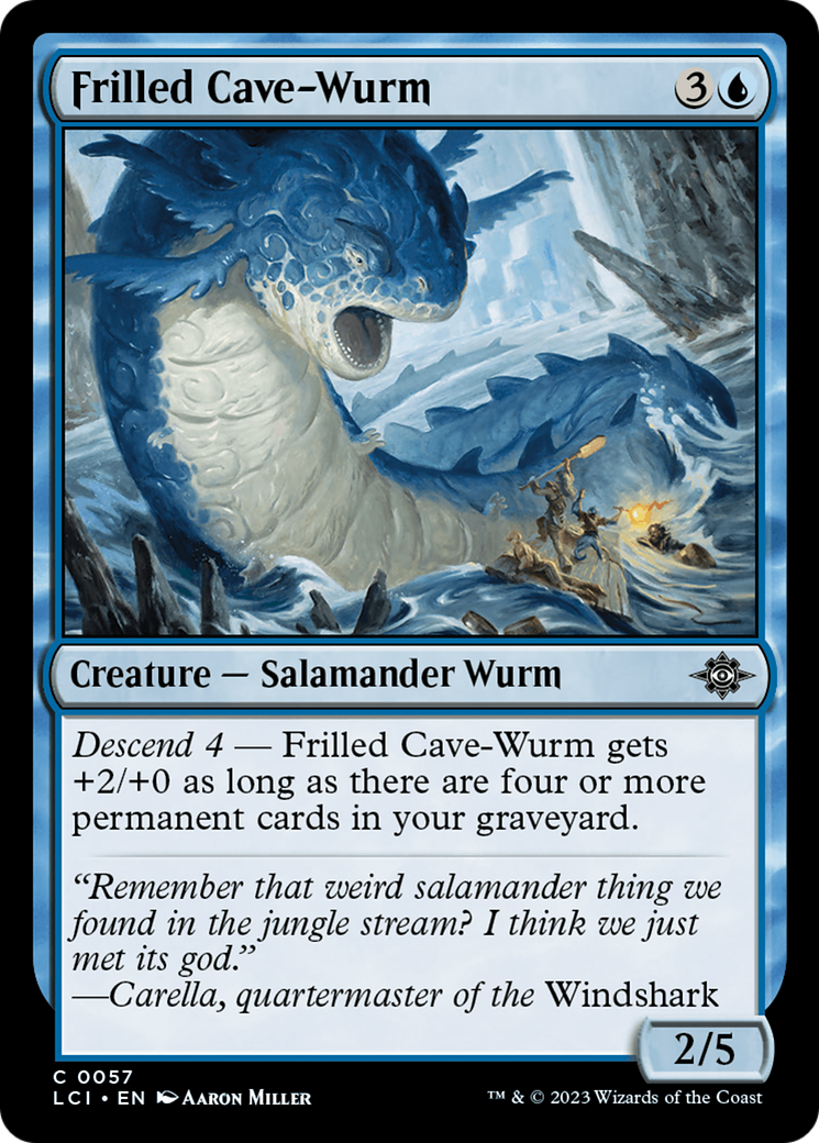 Frilled Cave-Wurm [The Lost Caverns of Ixalan] | Exor Games Bridgewater