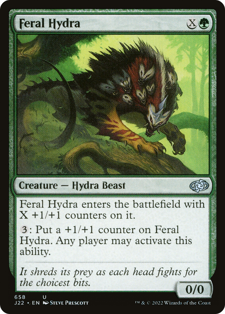 Feral Hydra [Jumpstart 2022] | Exor Games Bridgewater