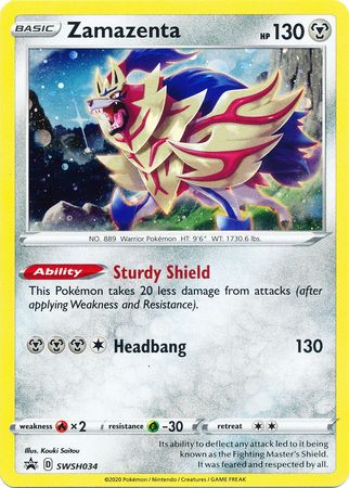 Zamazenta (SWSH034) [Sword & Shield: Black Star Promos] | Exor Games Bridgewater