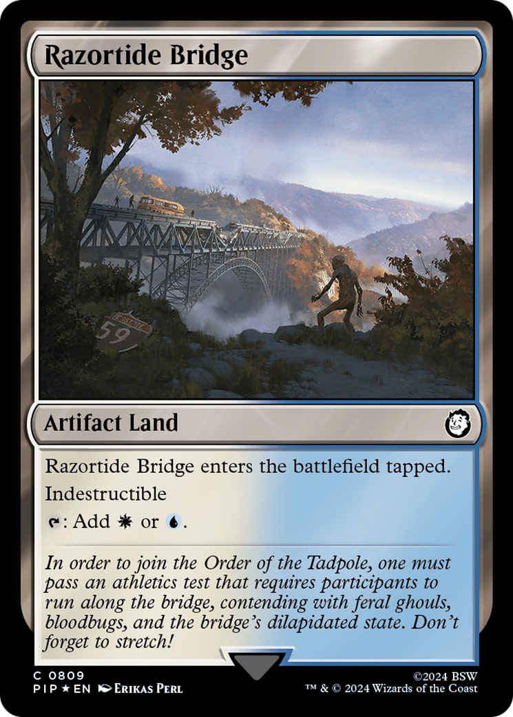 Razortide Bridge (Surge Foil) [Fallout] | Exor Games Bridgewater