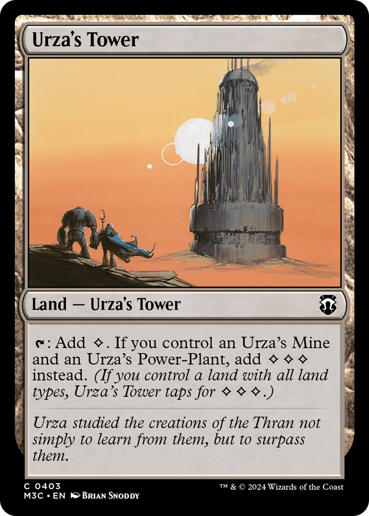 Urza's Tower (Ripple Foil) [Modern Horizons 3 Commander] | Exor Games Bridgewater