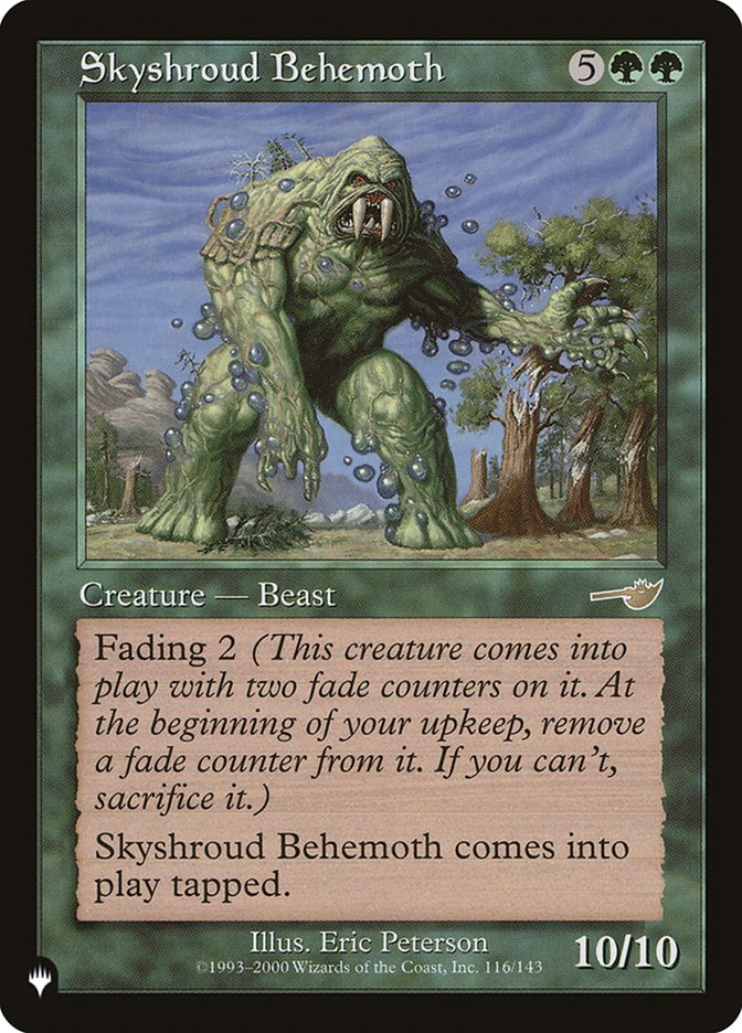 Skyshroud Behemoth [The List] | Exor Games Bridgewater