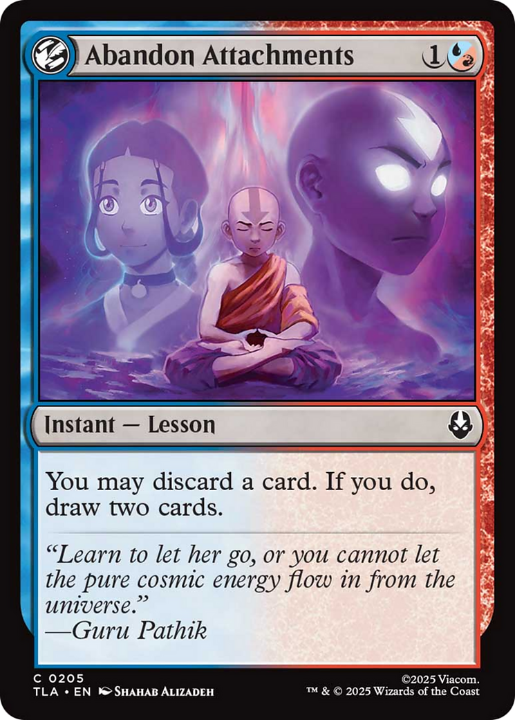 Abandon Attachments [Avatar: The Last Airbender] | Exor Games Bridgewater