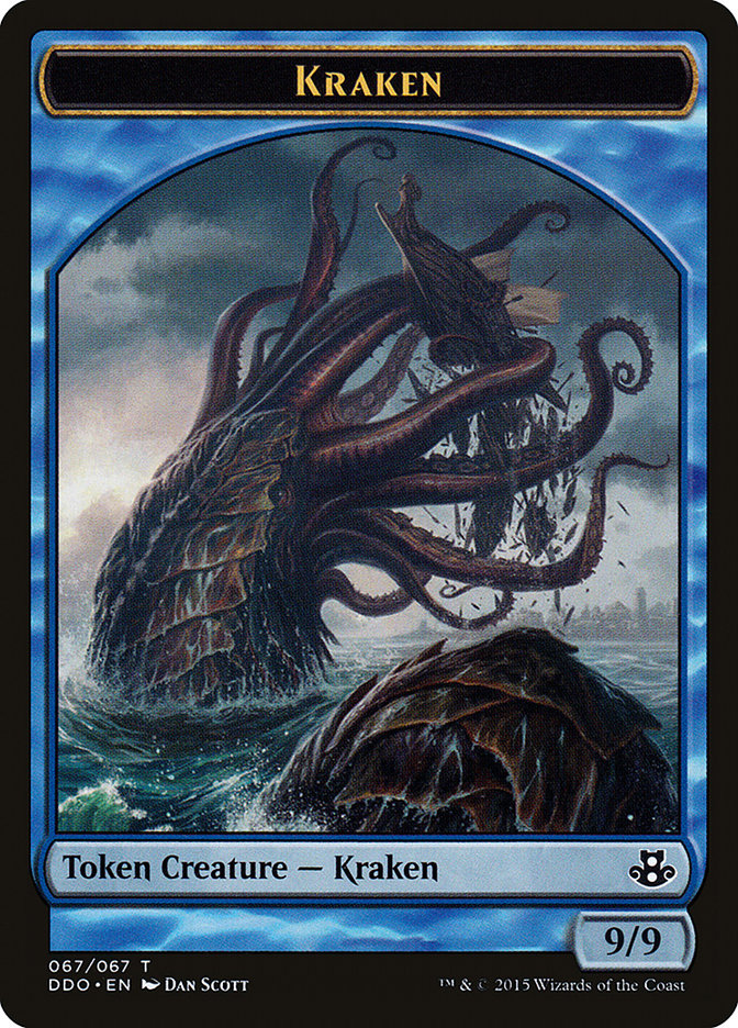 Kraken Token [Duel Decks: Elspeth vs. Kiora] | Exor Games Bridgewater