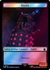 Dalek // Alien Warrior Double-Sided Token (Surge Foil) [Doctor Who Tokens] | Exor Games Bridgewater