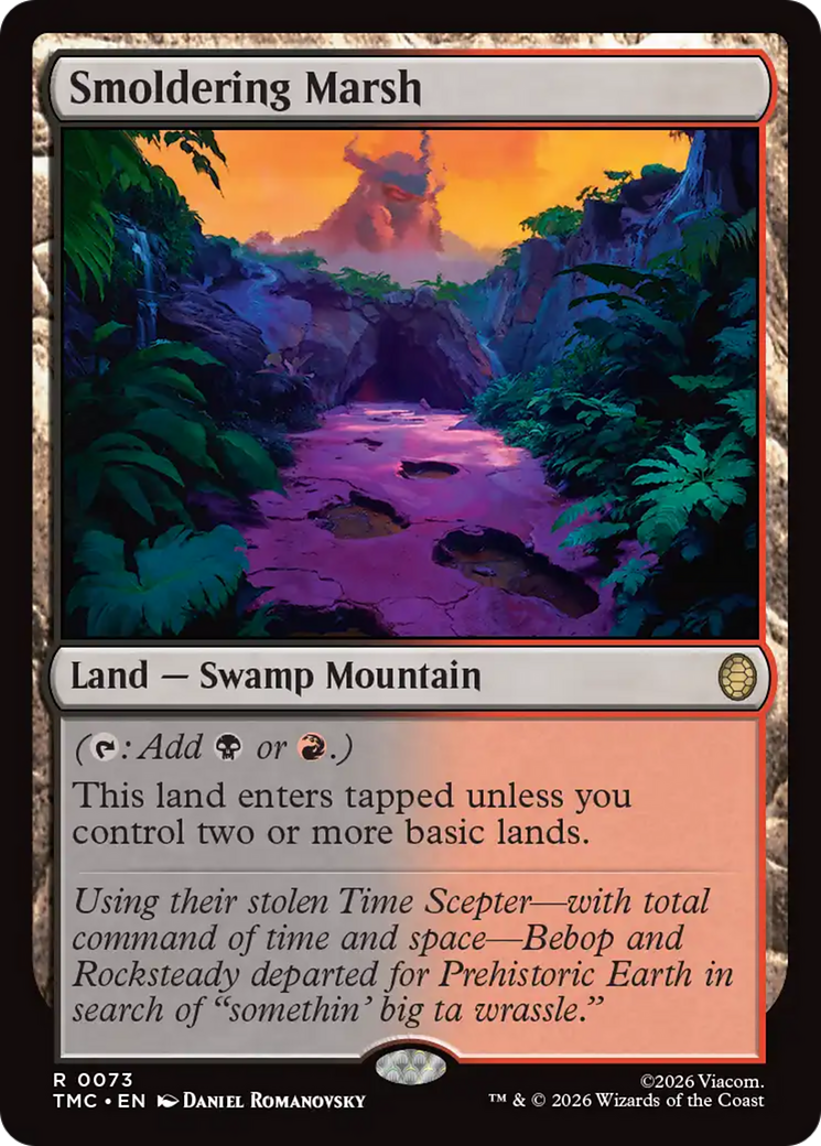 Smoldering Marsh [Teenage Mutant Ninja Turtles Commander] | Exor Games Bridgewater
