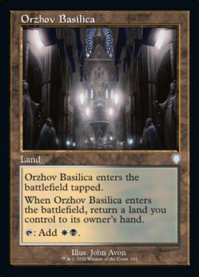 Orzhov Basilica (Retro) [The Brothers' War Commander] | Exor Games Bridgewater