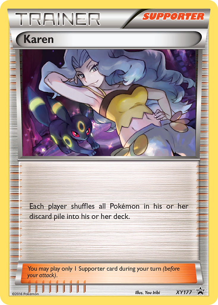 Karen (XY177) [XY: Black Star Promos] | Exor Games Bridgewater