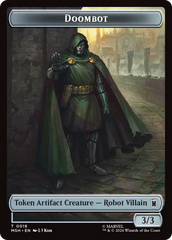 Merfolk // Doombot Double-Sided Token [Marvel Super Heroes Tokens] | Exor Games Bridgewater
