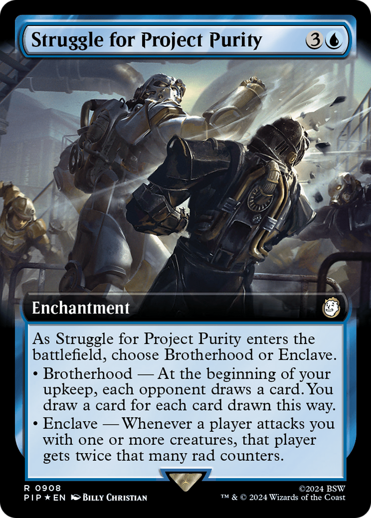 Struggle for Project Purity (Extended Art) (Surge Foil) [Fallout] | Exor Games Bridgewater