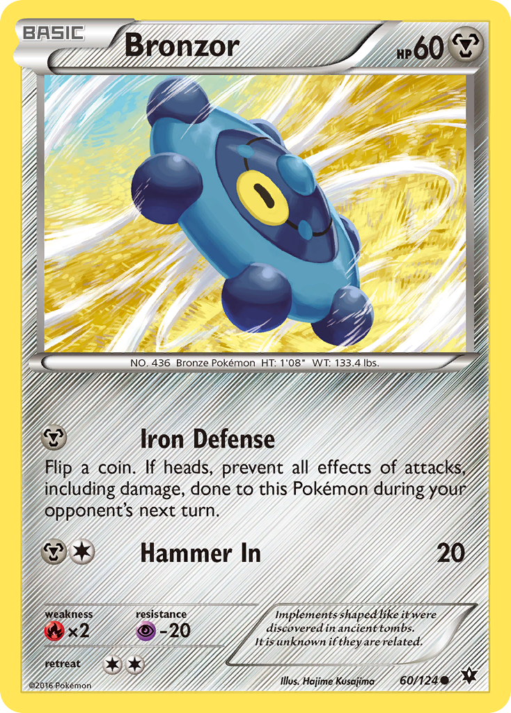 Bronzor (60/124) [XY: Fates Collide] | Exor Games Bridgewater