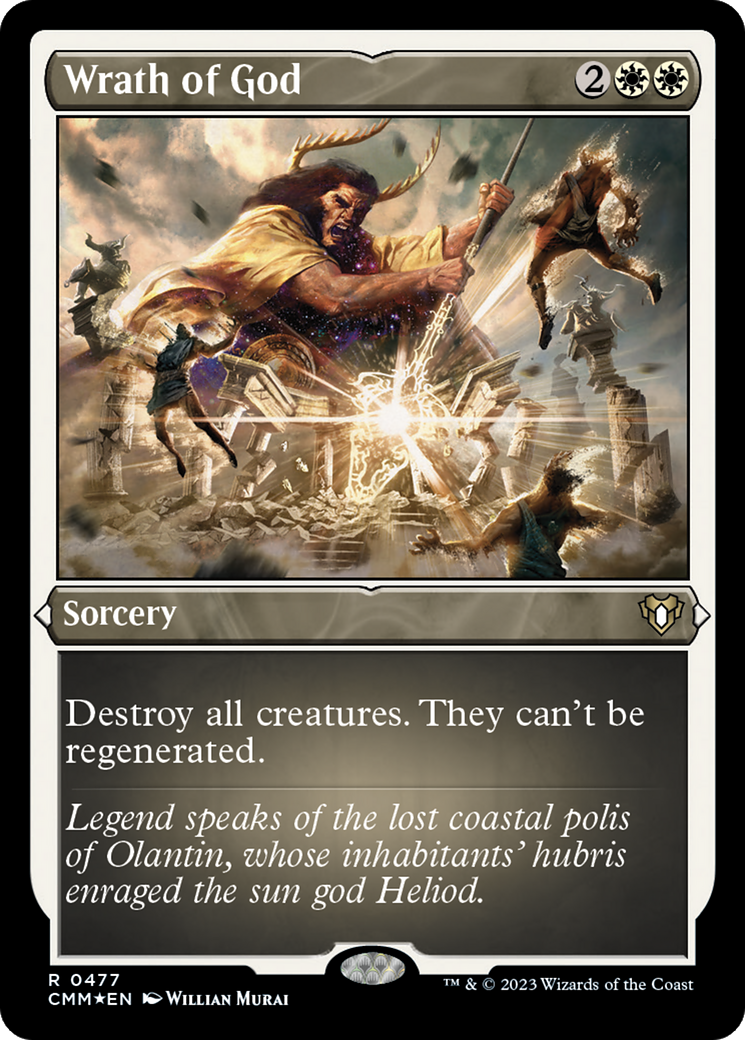 Wrath of God (Foil Etched) [Commander Masters] | Exor Games Bridgewater