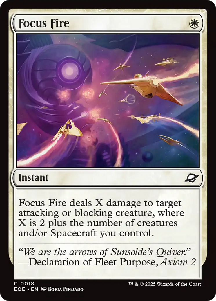 Focus Fire [Edge of Eternities] | Exor Games Bridgewater