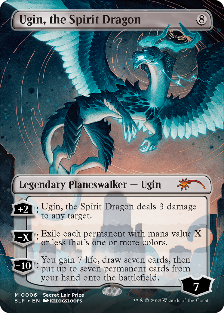 Ugin, the Spirit Dragon (Borderless) [Secret Lair Showdown] | Exor Games Bridgewater