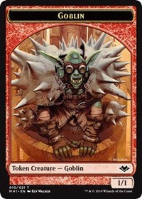 Goblin (010) // Construct (017) Double-Sided Token [Modern Horizons Tokens] | Exor Games Bridgewater