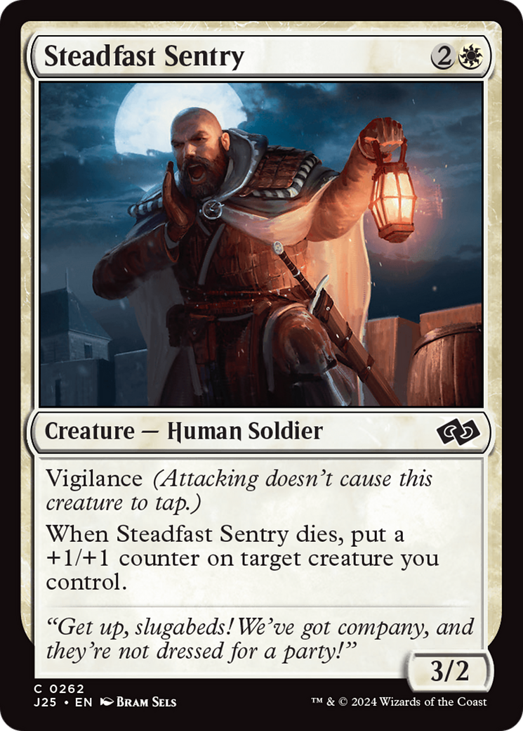 Steadfast Sentry [Foundations Jumpstart] | Exor Games Bridgewater