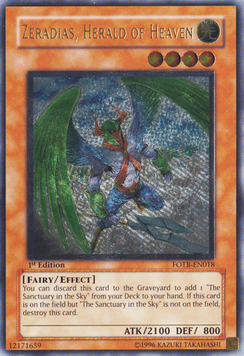 Zeradias, Herald of Heaven [FOTB-EN018] Ultimate Rare | Exor Games Bridgewater