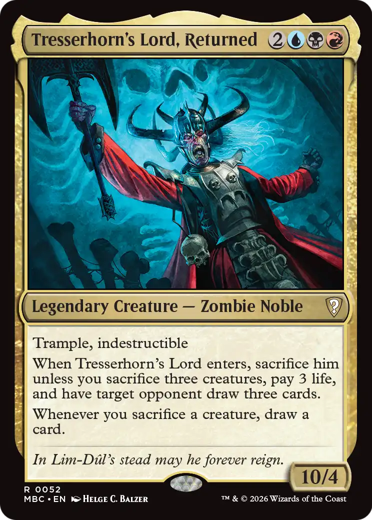 Tresserhorn's Lord, Returned [Mystery Booster: Commander Edition] | Exor Games Bridgewater