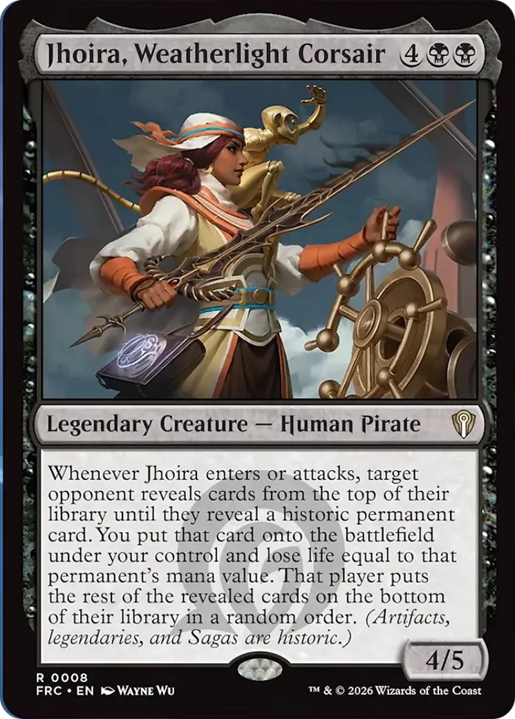 Jhoira, Weatherlight Corsair [Reality Fracture Commander] | Exor Games Bridgewater