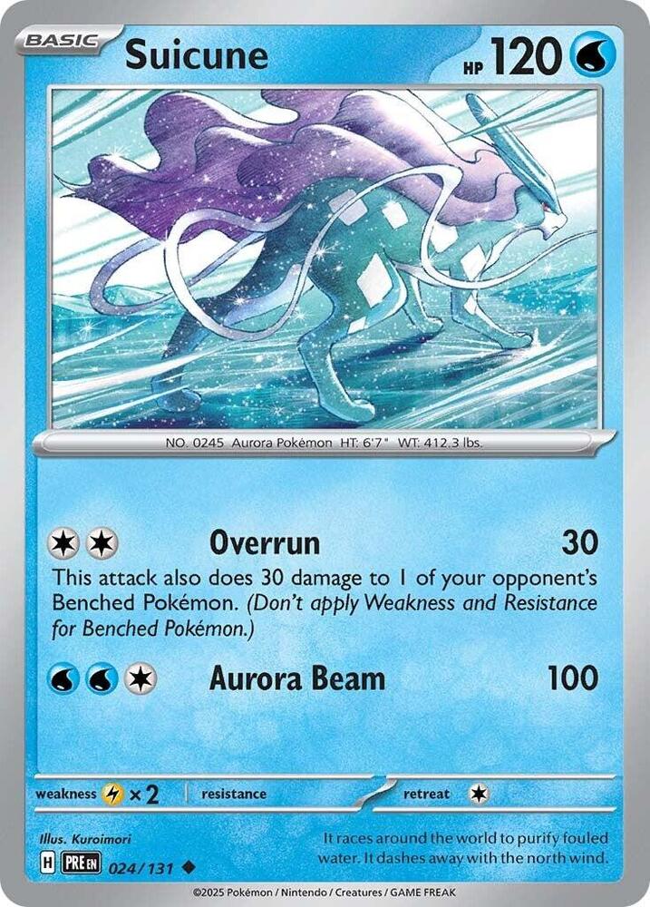 Suicune (024/131) [Scarlet & Violet: Prismatic Evolutions] | Exor Games Bridgewater