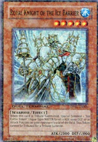 Royal Knight of the Ice Barrier [DT01-EN065] Super Rare | Exor Games Bridgewater