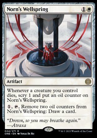 Norn's Wellspring (Promo Pack) [Phyrexia: All Will Be One Promos] | Exor Games Bridgewater