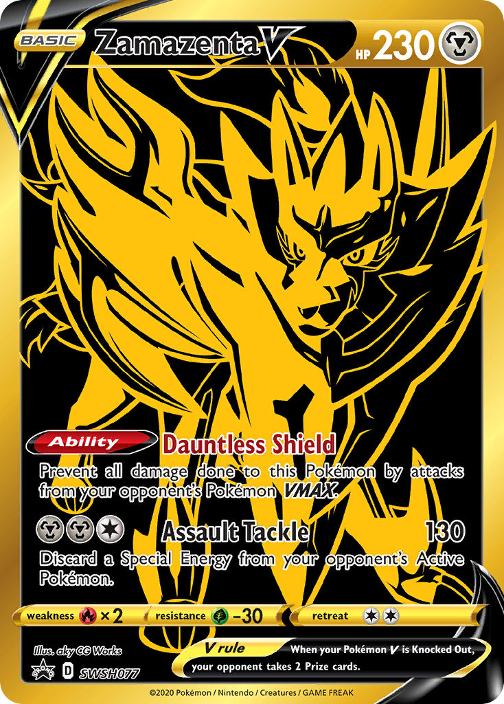 Zamazenta V (SWSH077) [Sword & Shield: Black Star Promos] | Exor Games Bridgewater