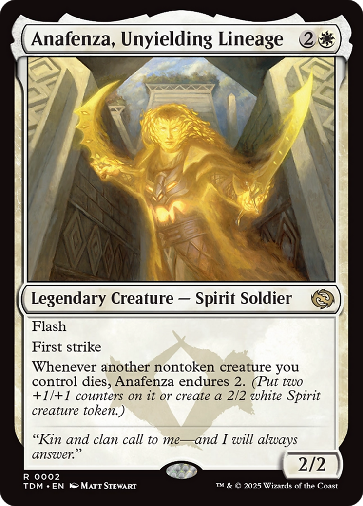 Anafenza, Unyielding Lineage [Tarkir: Dragonstorm] | Exor Games Bridgewater