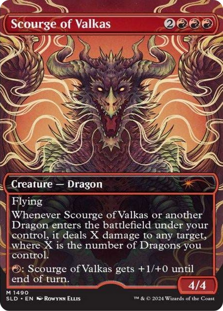 Scourge of Valkas (Rainbow Foil) [Secret Lair Drop Series] | Exor Games Bridgewater