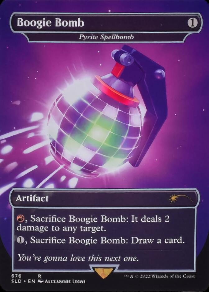 Pyrite Spellbomb - Boogie Bomb (Borderless) [Secret Lair Drop Promos] | Exor Games Bridgewater