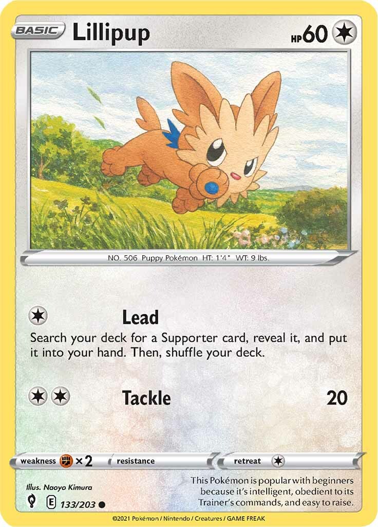 Lillipup (133/203) [Sword & Shield: Evolving Skies] | Exor Games Bridgewater