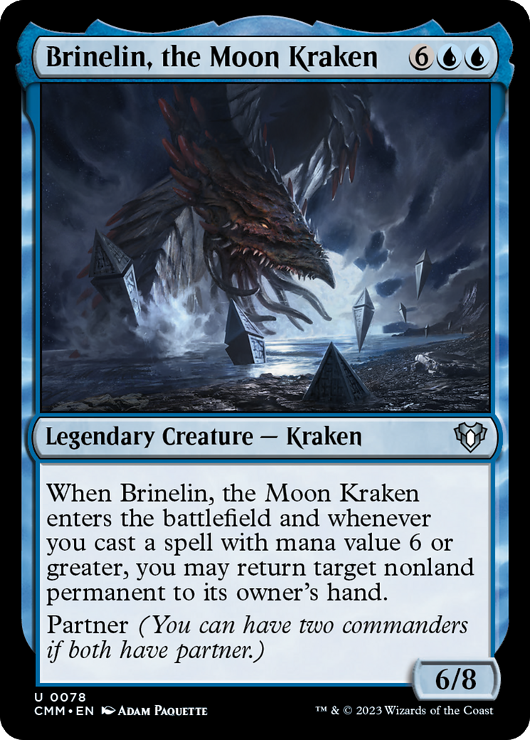 Brinelin, the Moon Kraken [Commander Masters] | Exor Games Bridgewater