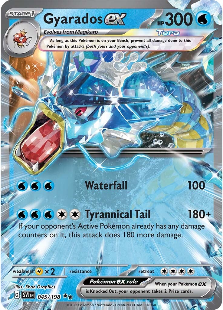 Gyarados ex (045/198) [Scarlet & Violet: Base Set] | Exor Games Bridgewater