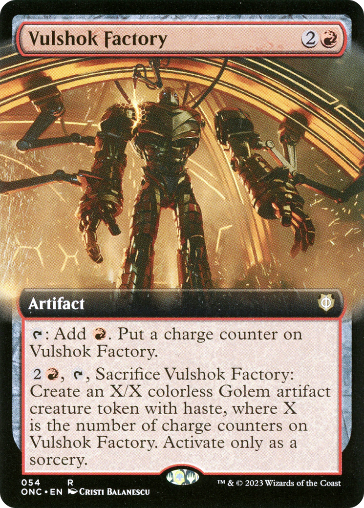 Vulshok Factory (Extended Art) [Phyrexia: All Will Be One Commander] | Exor Games Bridgewater