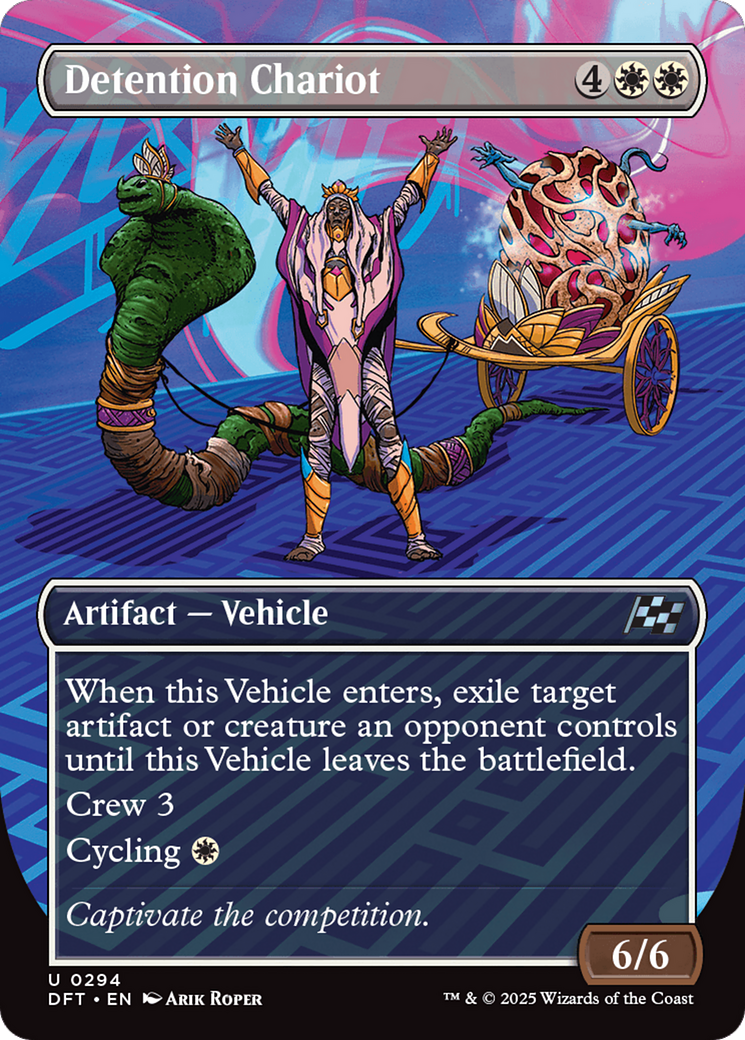 Detention Chariot (Borderless) [Aetherdrift] | Exor Games Bridgewater